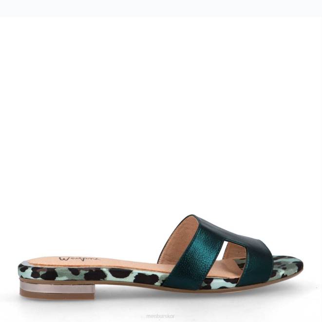 Menbur kvinnor grön alino casual chic sko 608J485