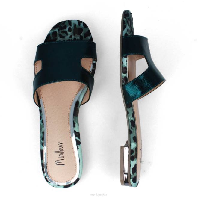 Menbur kvinnor grön alino casual chic sko 608J485