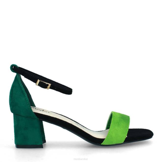 Menbur kvinnor grön aschi casual chic sko 608J527
