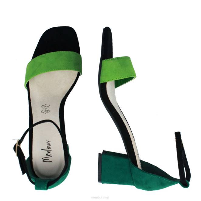 Menbur kvinnor grön aschi casual chic sko 608J527