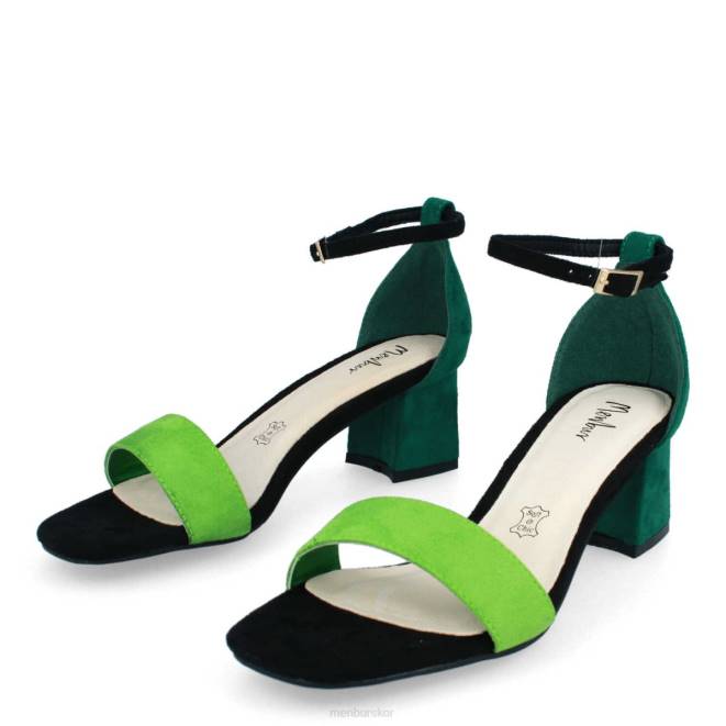 Menbur kvinnor grön aschi casual chic sko 608J527
