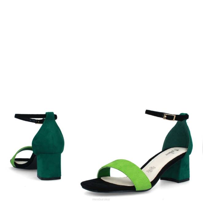Menbur kvinnor grön aschi casual chic sko 608J527