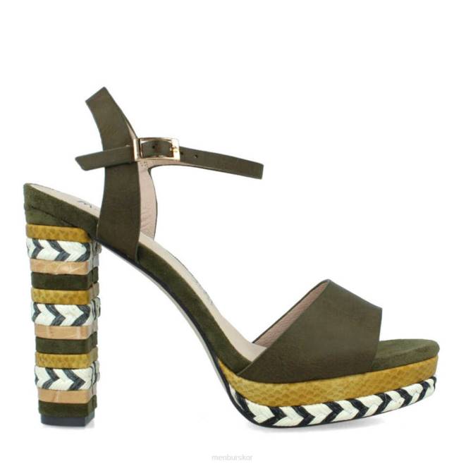 Menbur kvinnor grön ballabio casual chic sko 608J3051