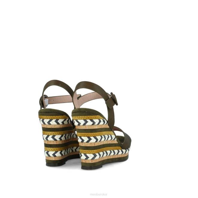 Menbur kvinnor grön barbanella casual chic sko 608J3434