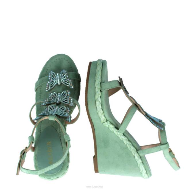 Menbur kvinnor grön bellamonte casual chic sko 608J215