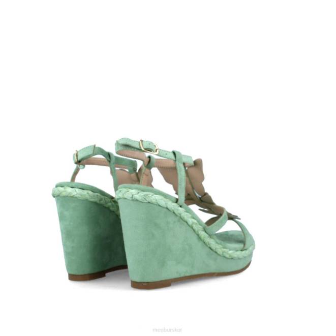 Menbur kvinnor grön bellamonte casual chic sko 608J215