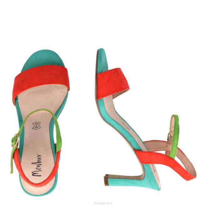 Menbur kvinnor grön bellussi casual chic sko 608J501