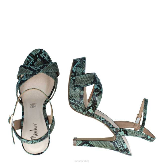 Menbur kvinnor grön cadelbosco casual chic sko 608J3296