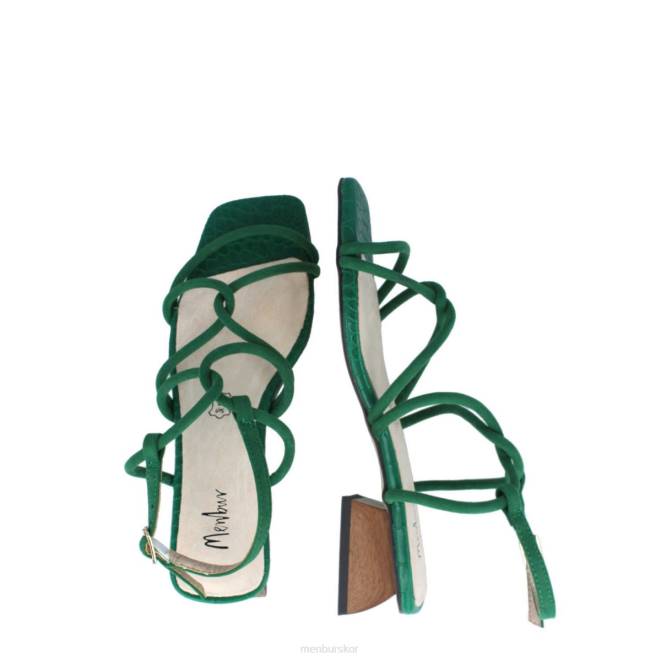 Menbur kvinnor grön capitone casual chic sko 608J3548