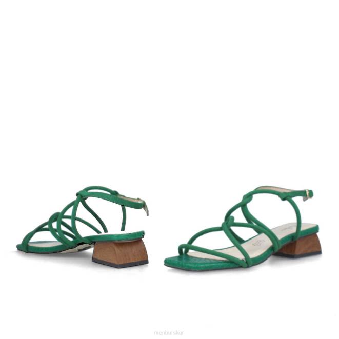 Menbur kvinnor grön capitone casual chic sko 608J3548