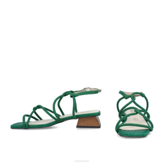 Menbur kvinnor grön capitone casual chic sko 608J3548