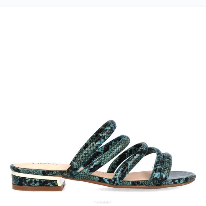 Menbur kvinnor grön castello casual chic sko 608J3181