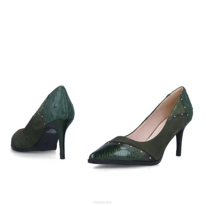 Menbur kvinnor grön cerbaro casual chic sko 608J3375