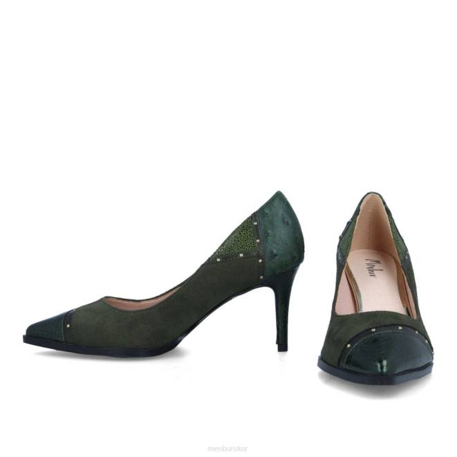 Menbur kvinnor grön cerbaro casual chic sko 608J3375