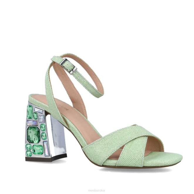 Menbur kvinnor grön corona borealis casual chic sko 608J3418