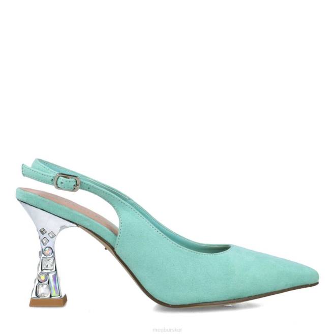 Menbur kvinnor grön enif casual chic sko 608J3494