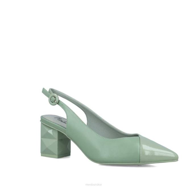 Menbur kvinnor grön fiskarna casual chic sko 608J2983