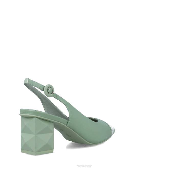 Menbur kvinnor grön fiskarna casual chic sko 608J2983