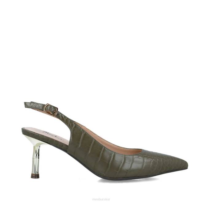Menbur kvinnor grön lacerta casual chic sko 608J2979