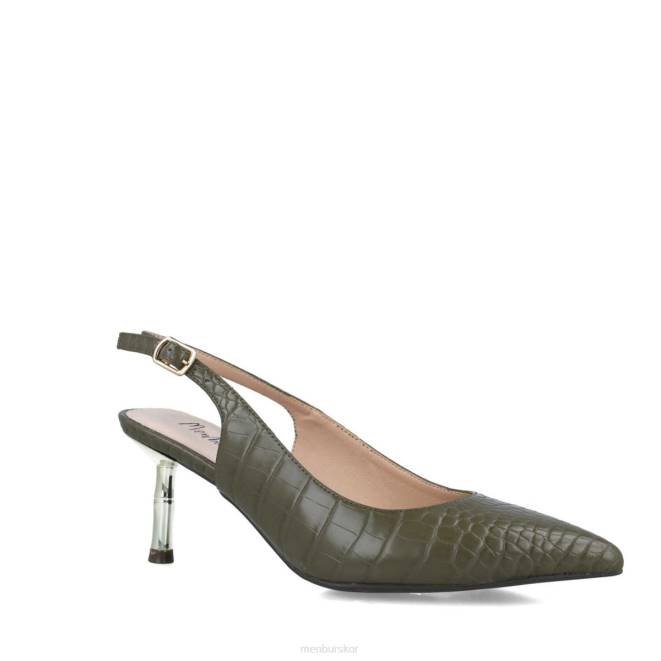 Menbur kvinnor grön lacerta casual chic sko 608J2979