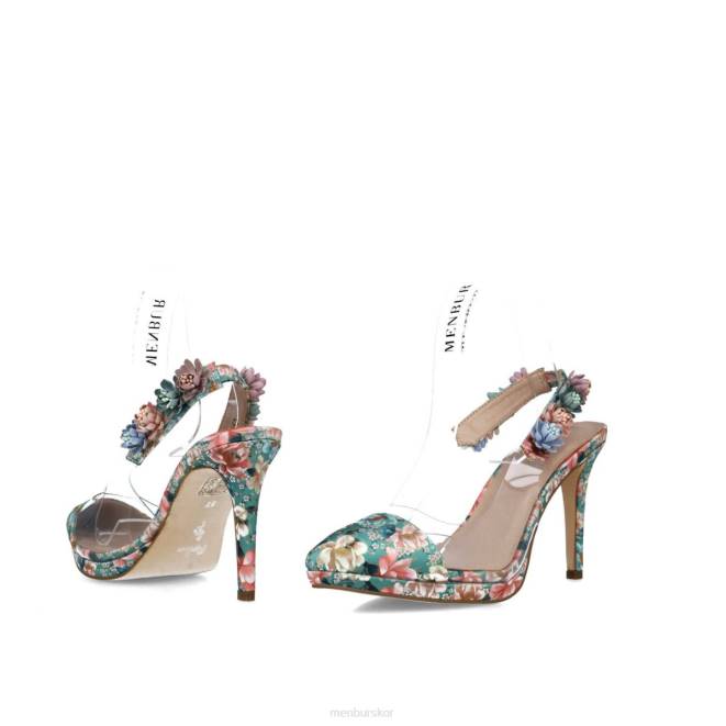 Menbur kvinnor grön praecipua casual chic sko 608J456