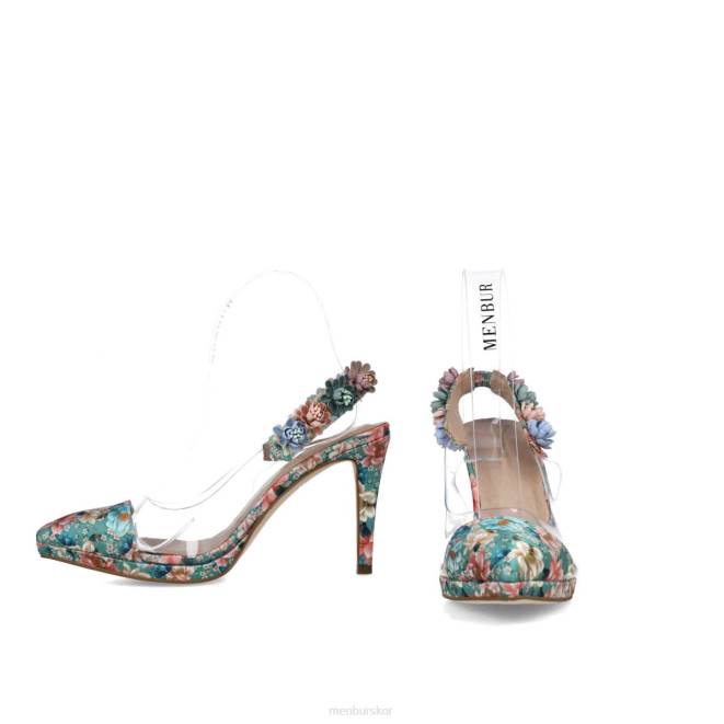 Menbur kvinnor grön praecipua casual chic sko 608J456