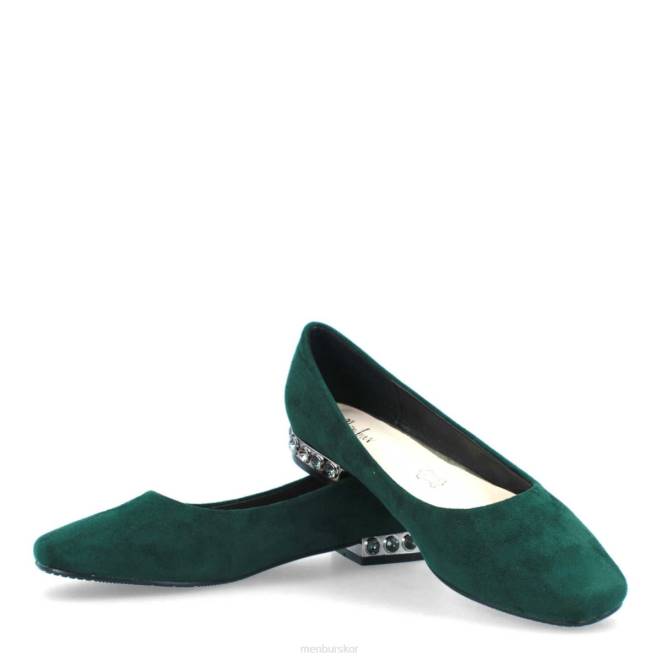 Menbur kvinnor grön stella casual chic sko 608J3390