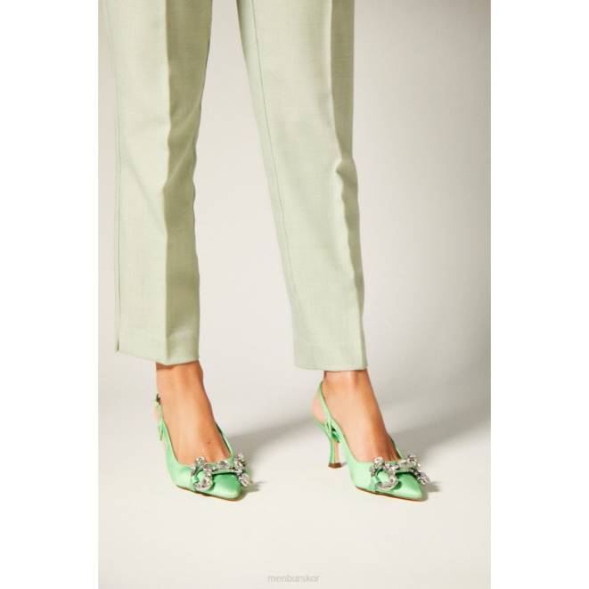 Menbur kvinnor grön vega casual chic sko 608J196