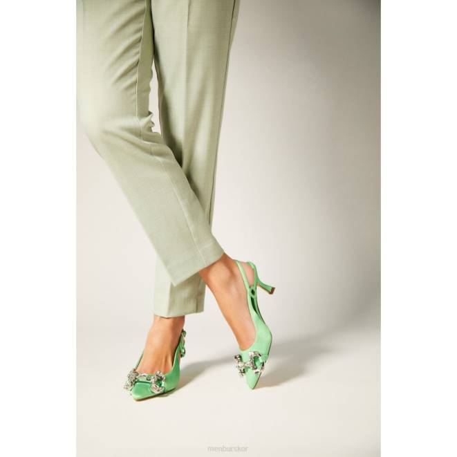Menbur kvinnor grön vega casual chic sko 608J196