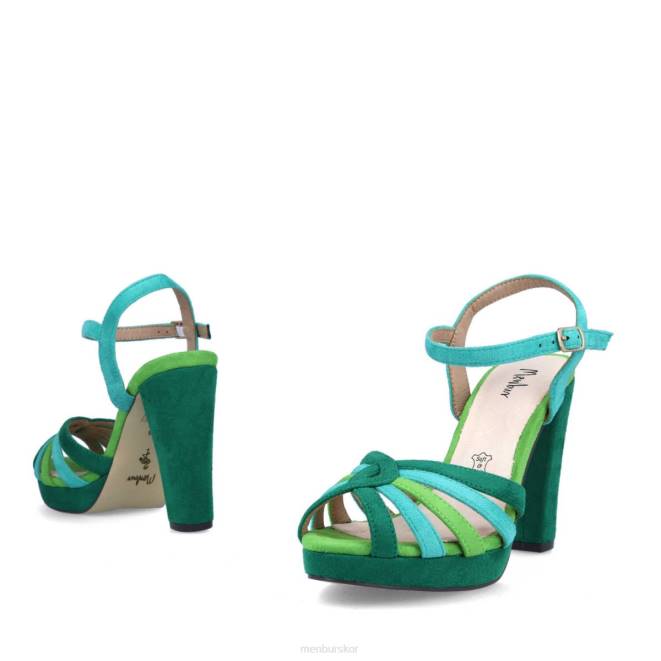 Menbur kvinnor grön vernazza casual chic sko 608J3293