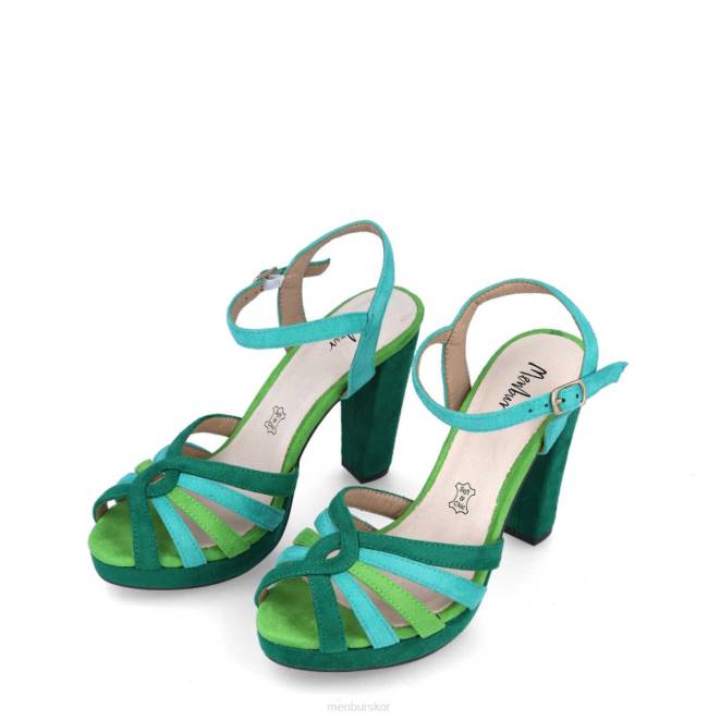 Menbur kvinnor grön vernazza casual chic sko 608J3293