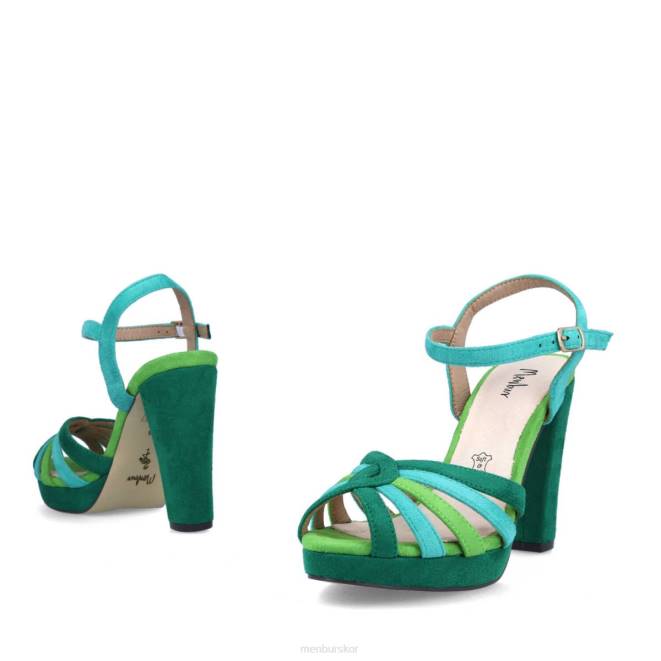Menbur kvinnor grön vernazza casual chic sko 608J3293