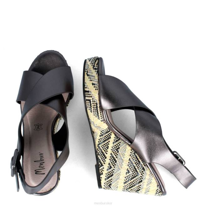 Menbur kvinnor grå valromina casual chic sko 608J491