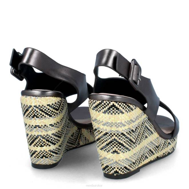 Menbur kvinnor grå valromina casual chic sko 608J491