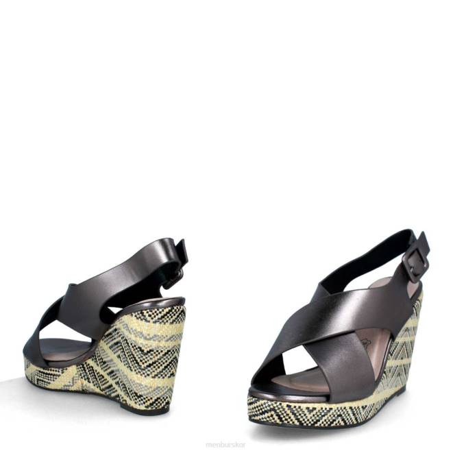 Menbur kvinnor grå valromina casual chic sko 608J491