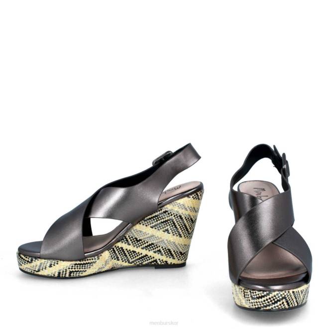 Menbur kvinnor grå valromina casual chic sko 608J491