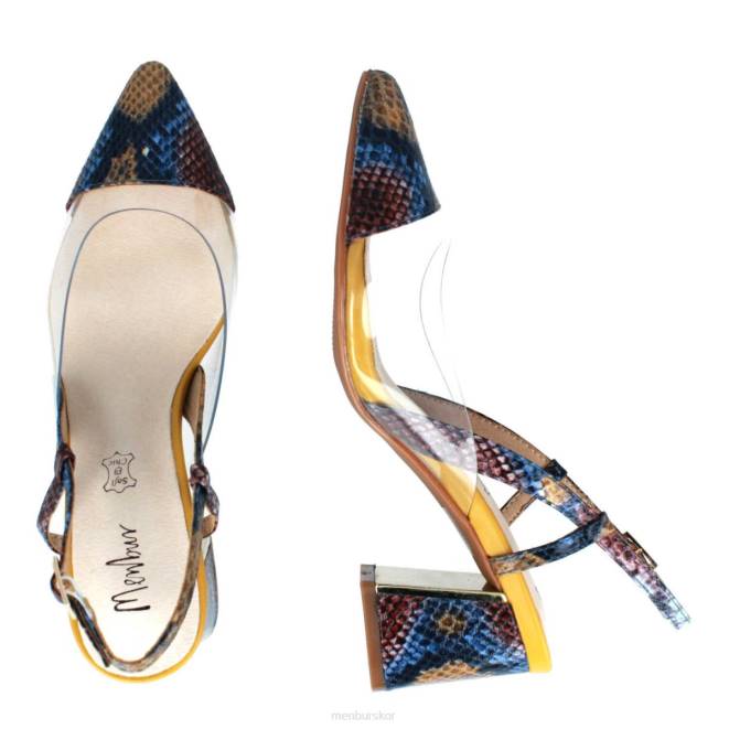 Menbur kvinnor gul alme casual chic sko 608J3064