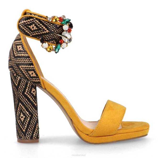 Menbur kvinnor gul arola casual chic sko 608J3037