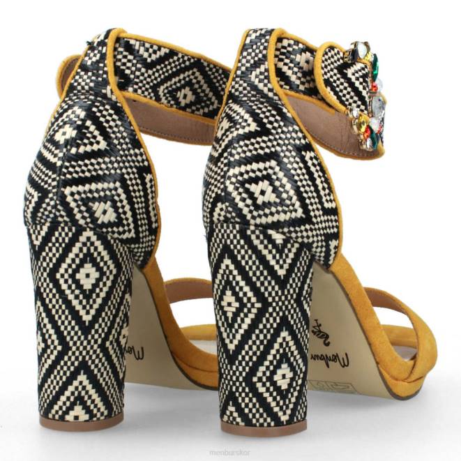 Menbur kvinnor gul arola casual chic sko 608J3037