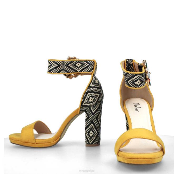 Menbur kvinnor gul arola casual chic sko 608J3037