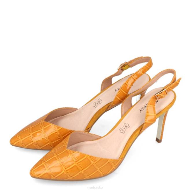 Menbur kvinnor gul baricella casual chic sko 608J3350