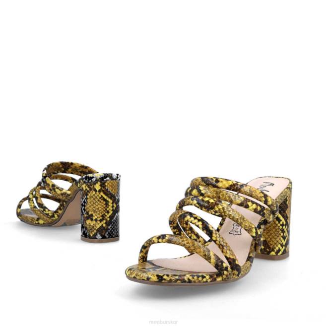 Menbur kvinnor gul baschi casual chic sko 608J3163