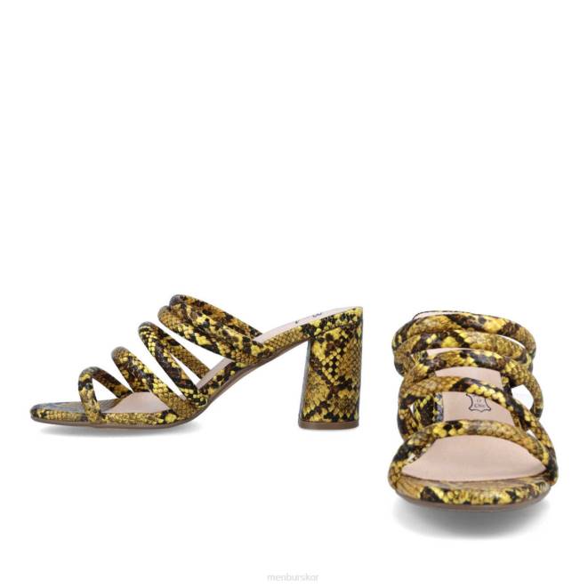Menbur kvinnor gul baschi casual chic sko 608J3163