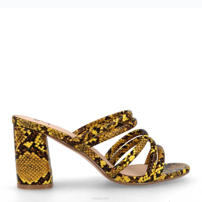 Menbur kvinnor gul baschi casual chic sko 608J3163