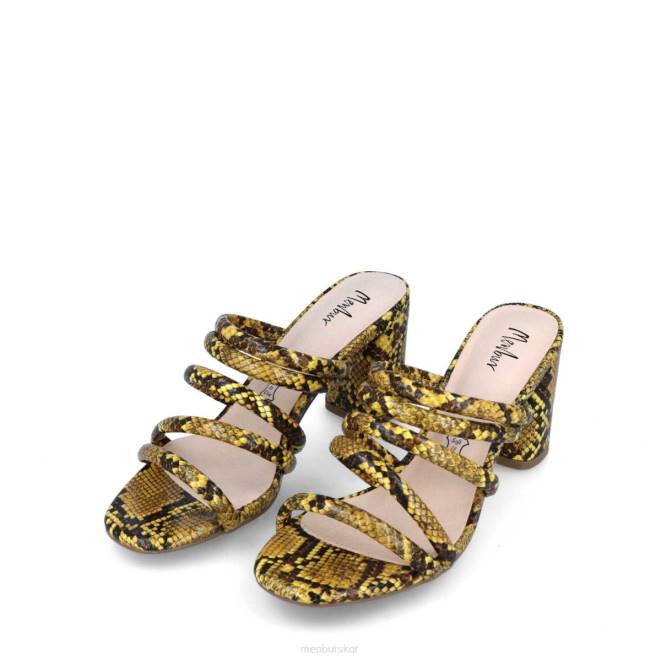 Menbur kvinnor gul baschi casual chic sko 608J3163