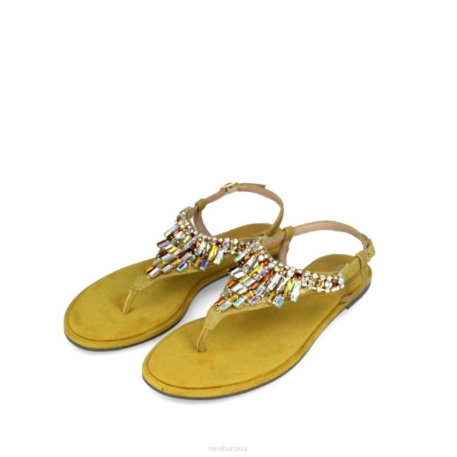Menbur kvinnor gul bazzano casual chic sko 608J3524