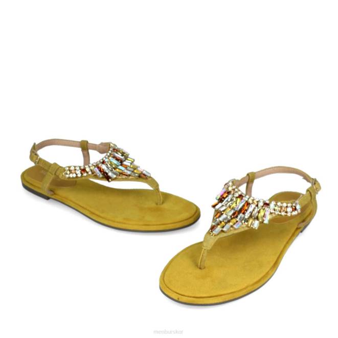 Menbur kvinnor gul bazzano casual chic sko 608J3524