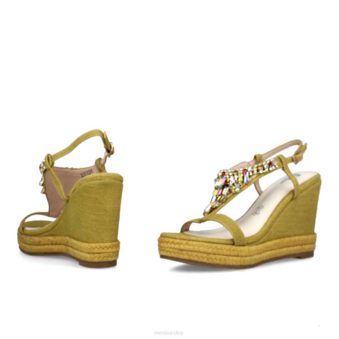 Menbur kvinnor gul belladama casual chic sko 608J3041