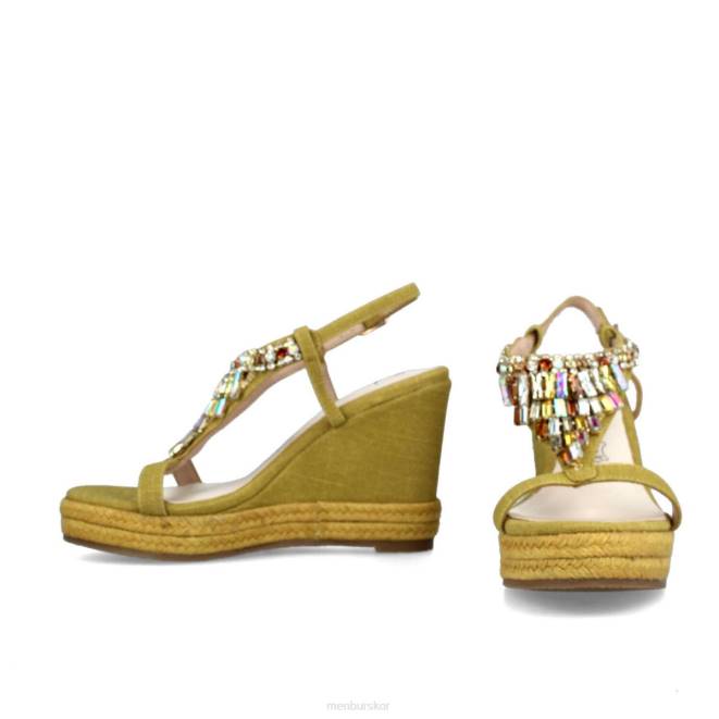 Menbur kvinnor gul belladama casual chic sko 608J3041