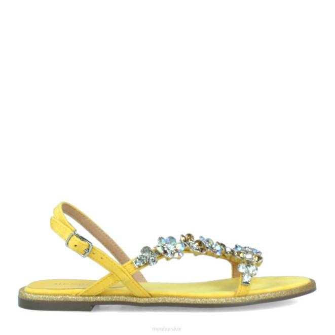 Menbur kvinnor gul bergi casual chic sko 608J469